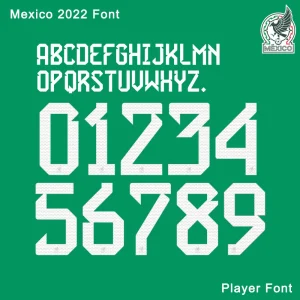 Adidas Mexico 22-23 Font