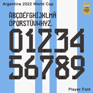 Argentina 2022 World Cup Font