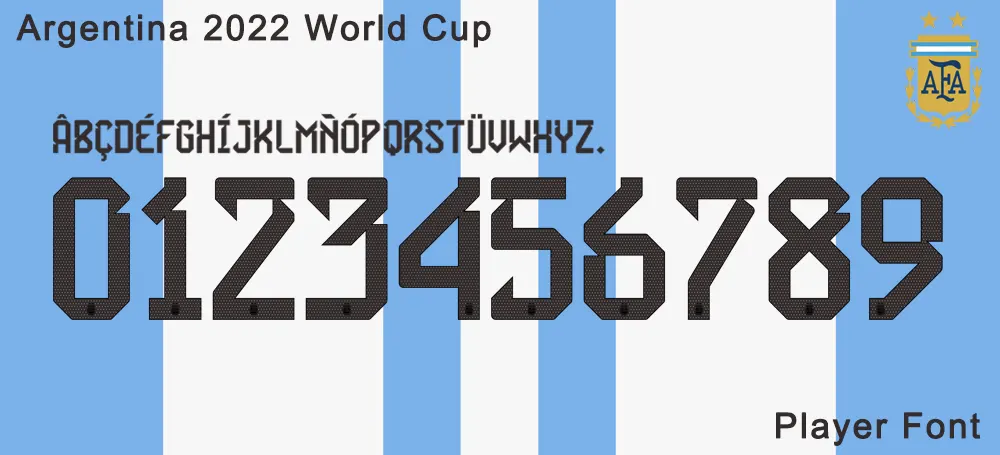 Argentina 2022 World Cup Font