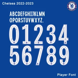 Chelsea 2020-23 font
