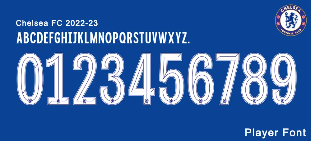 Chelsea 2022-23 Font