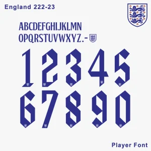 England 22-23 Font