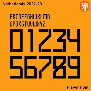 Netherlands 2022-23 Font