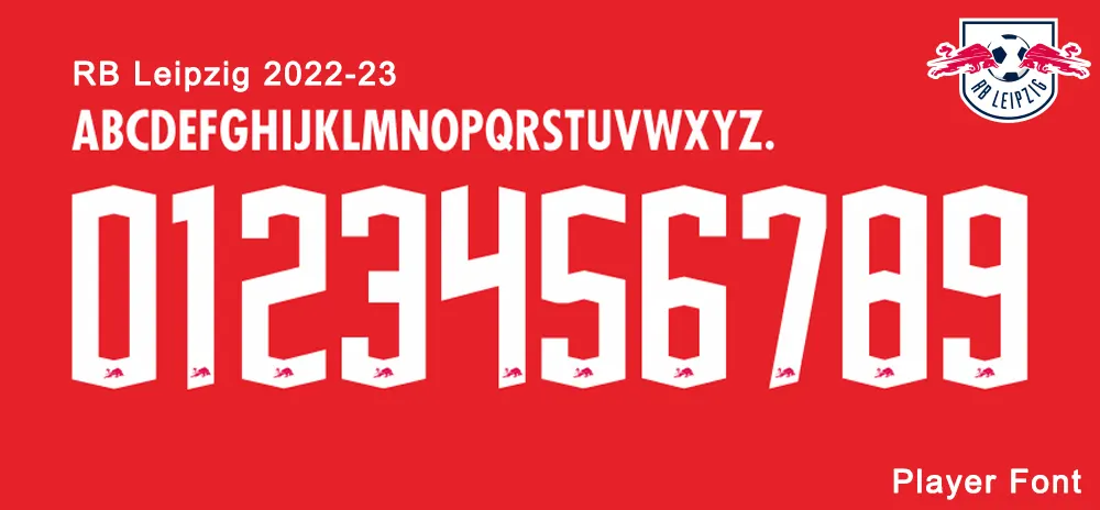 RB Leipzig 2022-23 Font