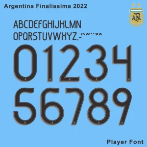 Argentina Finalissima 2022 Font