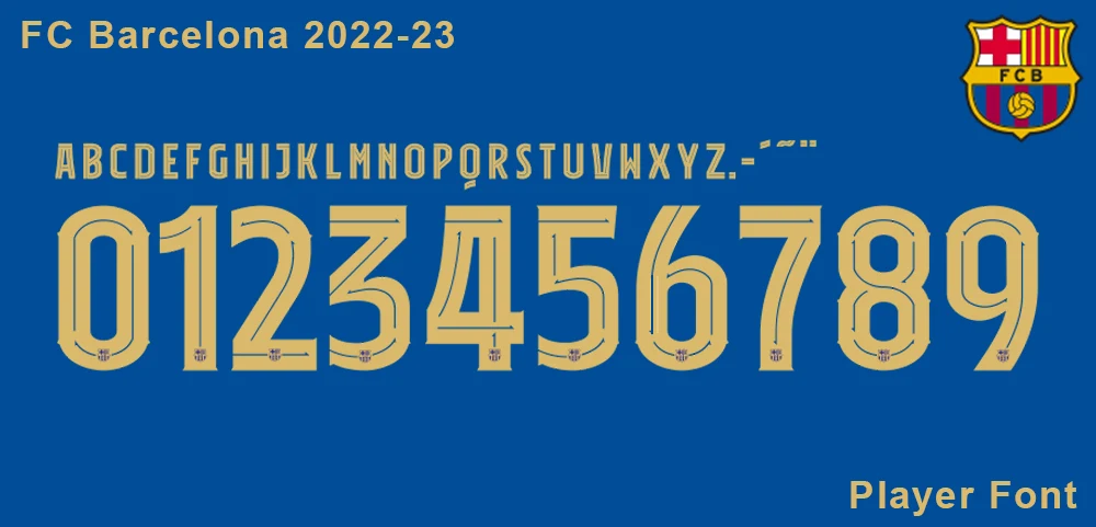 FC Barcelona 2022-2023 Font