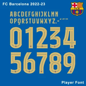 FC Barcelona 2022-23 Font