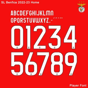 Benfica 2022-23 Home Font