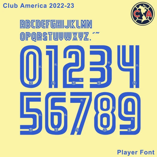 Club América 22-23 Font