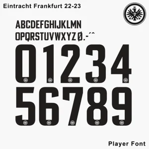 Eintracht Frankfurt 22-23 Font