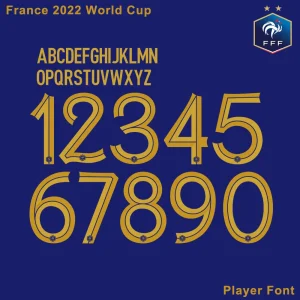 France 2022 World Cup Font