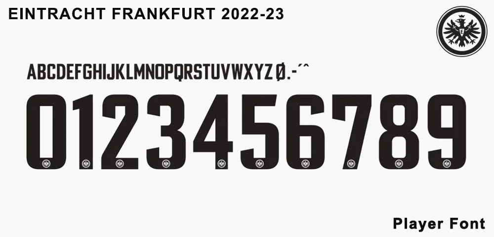 Frankfurt 2022-23 Font