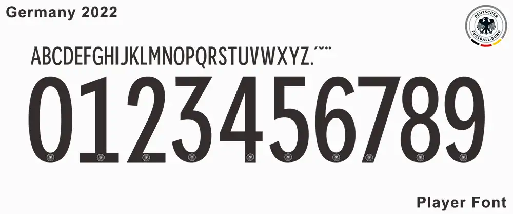 Germany 2022 World Cup Font