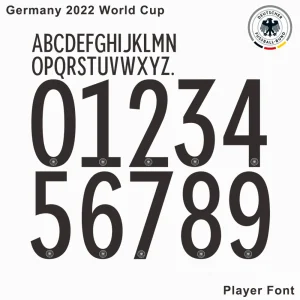 Germany 2022 World Cup Font