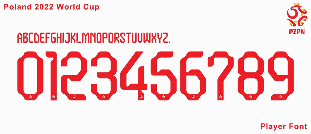 Poland 2022 World Cup Font