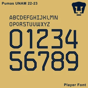 Pumas UNAM 2022-23 Kit Font
