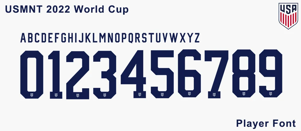 USMNT 2022 World Cup Font