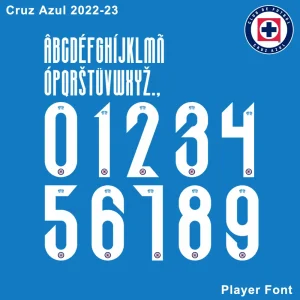 Cruz Azul 2022 Font