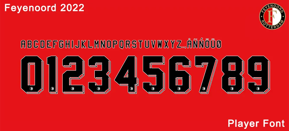 Feyenoord 2022-2023 Font