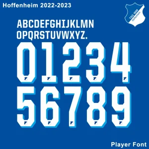 Hoffenheim 2022-2023 Kit Font