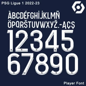 PSG Ligue 1 2022-2023 Font