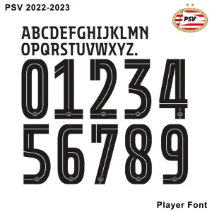 PSV 2022-2023 Kit Font