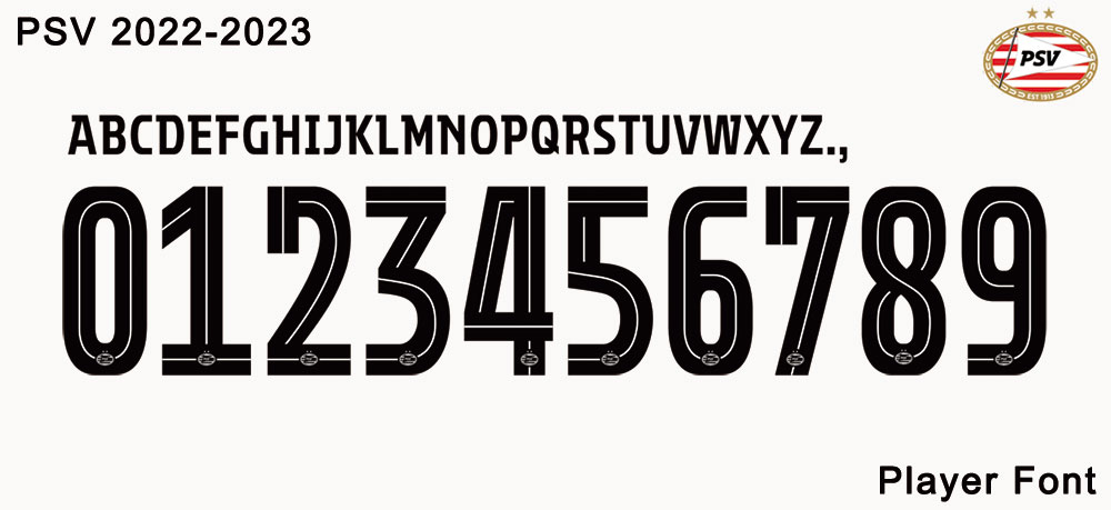 PSV 2022/2023 Kit Font