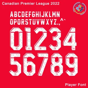 Canadian Premier League 2022 Font