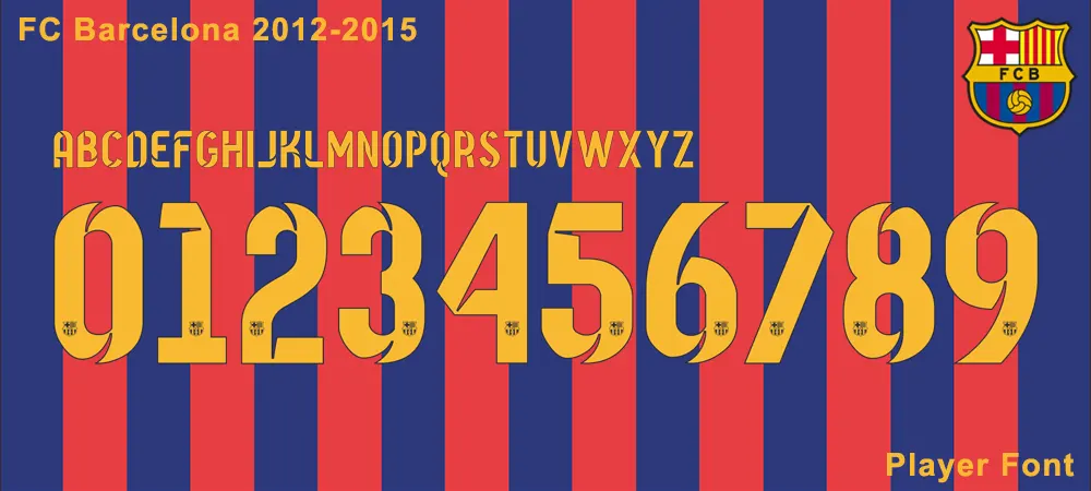 FC Barcelona 2012-15 Font