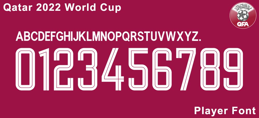 Qatar 2022 World Cup Font Player Font