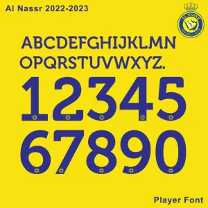 Al Nassr 2022-2023 Font