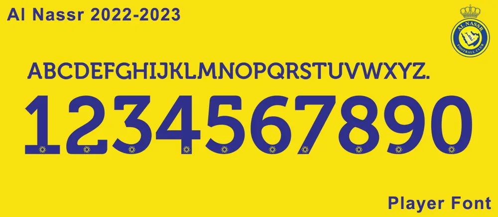 Al Nassr 2022-23 Font