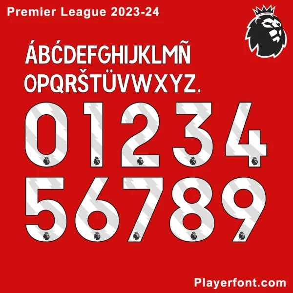 Premier League 2023-2024 Font