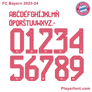 FC Bayern 2023-24 Font Download