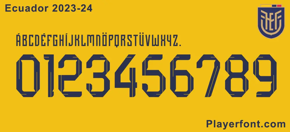 Ecuador 2023 Font