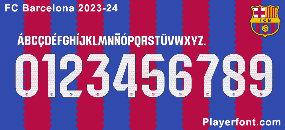 FC Barcelona 2023-24 Font