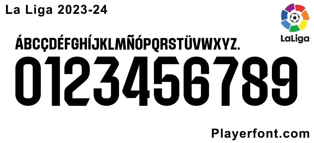 laliga 2023-2024 Font