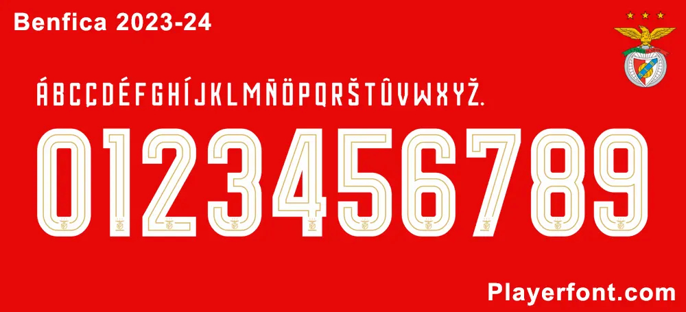 SL Benfica 2023-24 Fonts