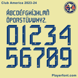 Club América 2023-24 Font