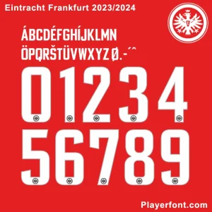 Eintracht Frankfurt 2023-2024 Font