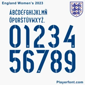 England Women's 2023 Font Download