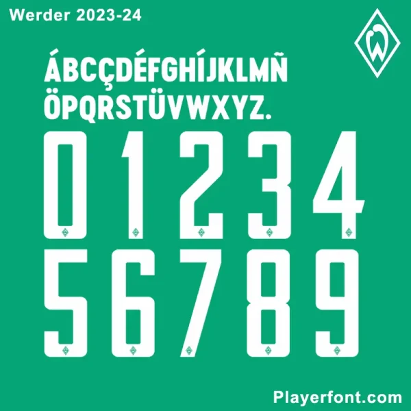 Werder Bremen 2023-2024 Font