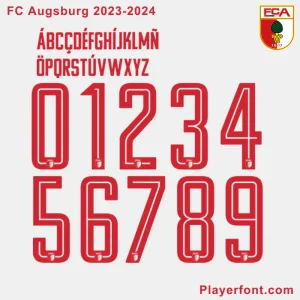 FC Augsburg 2023-24 font Download