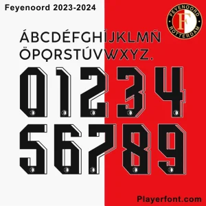 Feyenoord 2023-2024 Font Download