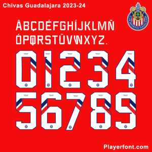 Chivas Guadalajara 2023-24 Font Download