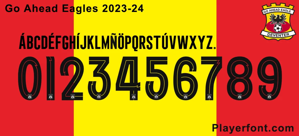 Go Ahead Eagles 2023-2024 Font