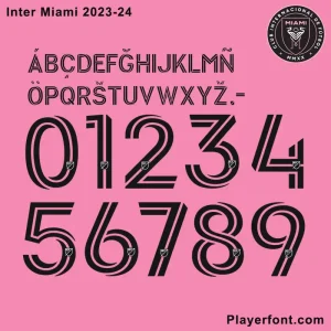 Inter Miami 2023-24 Font Download