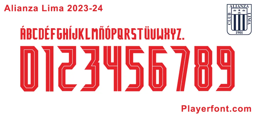 Alianza Lima 2023-2024 Font Download