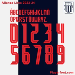 Alianza Lima 2023-2024 Font Download