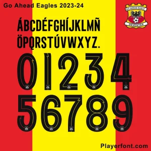 Go Ahead Eagles 2023-2024 Font Download